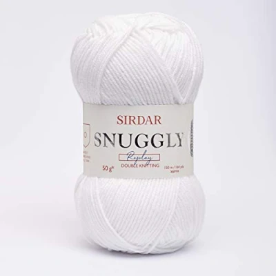 Image of Sirdar Snuggly Replay DK, Whizz Kid White (100), 50g