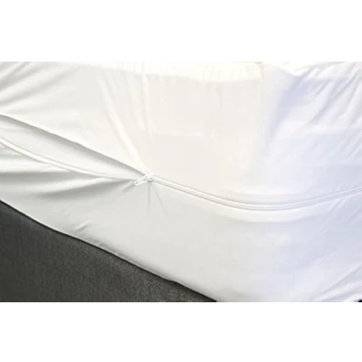 Image of The Bettersleep Company Fully Encased Waterproof Antibacterial Anti Bed Bug Mattress Protector with Zip Closure Pillow Protectors Available Separately (Pillow Pair)