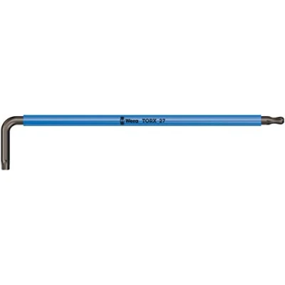 Image of Wera 967 SPKXL TORX® Multicolour BlackLaser Long L Key, TX 27 x 172 mm, 05024487001