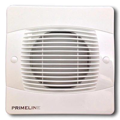 Image of Primeline PEF4010A Extractor Fan with Automatic Shutter 4 Inch/100mm (Standard Model, NO Timer)