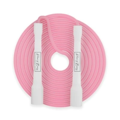 Image of POWER OF BOXING Skipping Rope, Jump Rope for Fitness, Cardio, Fat Burning Workout, Exercise, Home Gym, Boxing, MMA &amp; Crossfit, Durable Lightweight Design Men, Women, and Athletes (Pink)