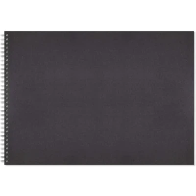Image of Artgecko Mixed Media Sketch Book A2 Landscape 80 Pages (40 Sheets) 150gsm White Cartridge Paper