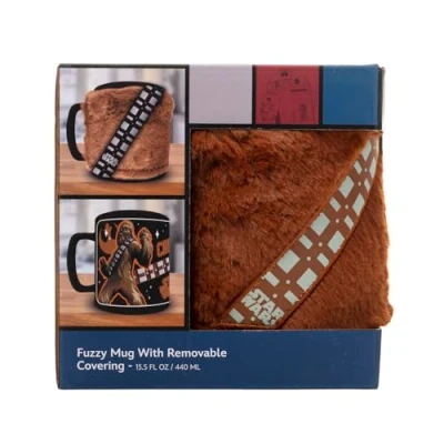 Image of Pyramid International Star Wars (CHEWBACCA) FUZZY MUG Iconic Chewbacca Design, Excellent for Hot or Cold Beverages, Comfortable Grip, Great Gift Fans, Durable and Microwave