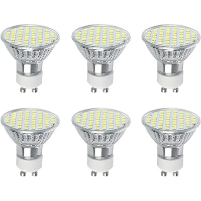 Image of Vicloon GU10 LED 3W Spot Light Equivalent 30W Halogen Bulb, 6500K Cold White, 300LM, 120 Beam Angle, Pack of 6