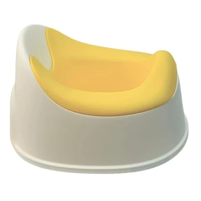 Image of DIVCHI Baby Potty Training Seat for Boys &amp; Girls Toddler Toilet Trainer Chair with Non Slip Base Removable Bowl High Back Rest (Yellow)