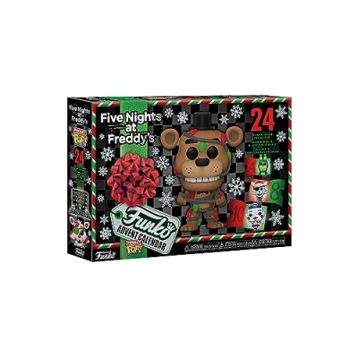 Image of Funko Advent Calendar: Five Nights At Freddy&#039;s (FNAF) 2023 24 Days Of Surprise Collectable Vinyl Mini Figures Mystery Box Gift Idea