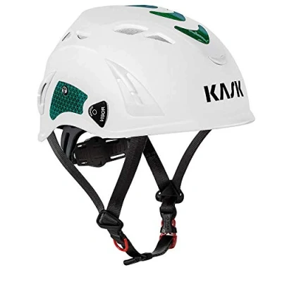 Image of Kask WHE00009 253 Size 51 63 cm &quot;Plasma Hi Viz&quot; Helmet White/Green