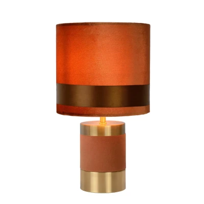 Image of Lucide Extravaganza Frizzle Table lamp 18 cm 1xE14 Brown
