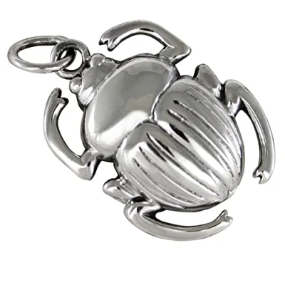 Image of Scarab Pendant, 925 Silver