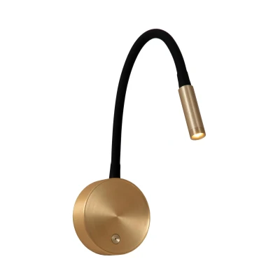 Image of Premium Asja Rechargeable Wall spotlight, light Battery pack LED 3 StepDim 2700K Matt Gold