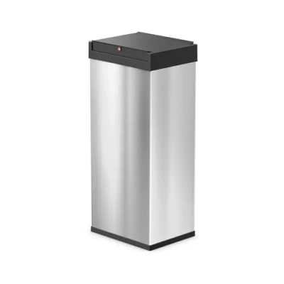 Image of Hailo 0860 211 Big Box Bin 60L Swing Stainless Steel