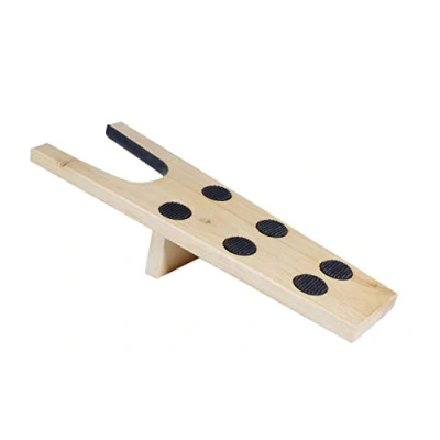 Image of Kaps Wooden Boot Jack Sturdy and Strong Wellington Remover With Non slip Rubber Dots Makes Taking Off Boots Very Easy (1PC)