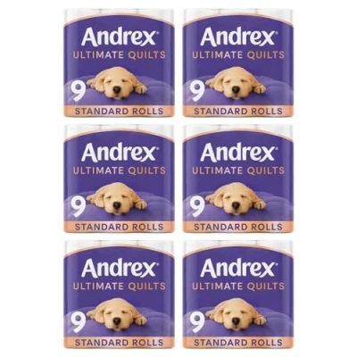 Image of [ 1 Case ] x Andrex Supreme Quilts Toilet Roll (6 9&#039;S)