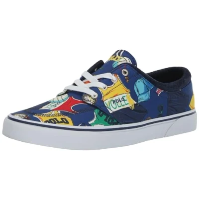 Image of Polo Ralph Lauren Men&#039;s Faxon X Sneaker, Tossed Valley, 8 UK