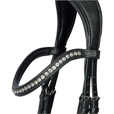 Image of Harry&#039;s Horse Bridle Nero soft Full Black / Silver