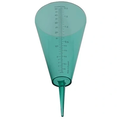 Image of Sprinkler Rain Gauge to Monitor Rainfall Levels with Easy Read Scale Meter for Your Garden