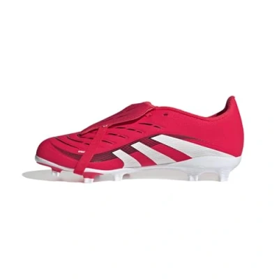 Image of adidas Predator League FOLD Over Tongue Firm Ground Football Boots Kids, Lucid Red/Cloud White/Core Black, 2 UK Child