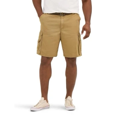 Image of Lee Men&#039;s Dungarees New Belted Wyoming Cargo Short, Bourbon, 32