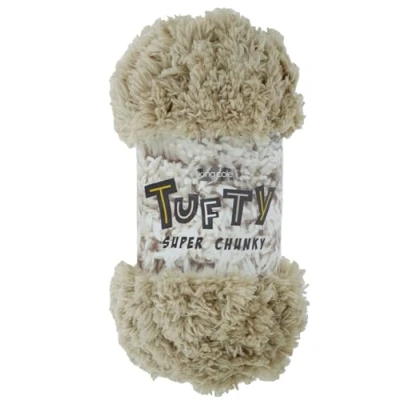 Image of King Cole Tufty Super Chunky 200g Knitting Yarn (2796 Beige)