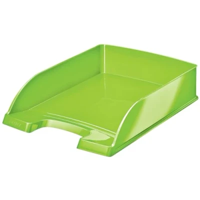 Image of Leitz Wow 52263054 Letter Tray Set of 5 Green