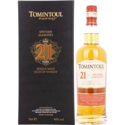 Image of Tomintoul 40% Vol Scotch Malt Whisky 21 Year Old, 70 cl