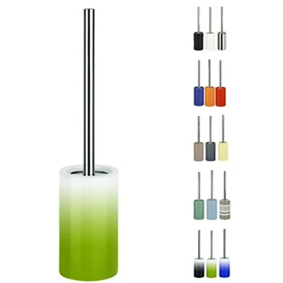 Image of Spirella Tube Gradient Lime Toilet Brush, Green/White