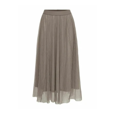 Image of ONLY Onllavina JRS Pleated skirt, Women&#039;s, Size: XS, Antler