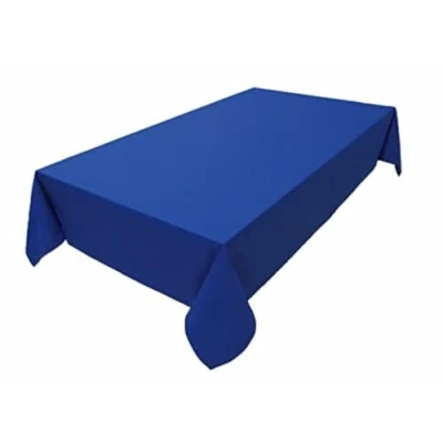 Image of Tablecloth, Table Linen, 100% Cotton, Concept Collection, Choice of Colours and Sizes (Tablecloth 80 x cm, Royal Blue)