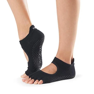 Image of Toesox Yoga Grip Socks, Black, Small