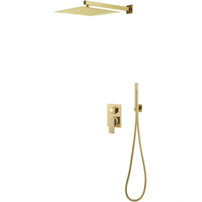 Image of vidaXL Shower System Stainless Steel 201 Gold