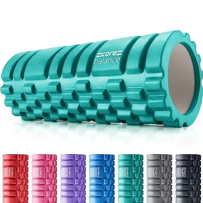 Image of Core Balance Foam Roller For Deep Tissue Muscle Massage, Trigger Point Grid Sports Massager, Fitness Gym Physio