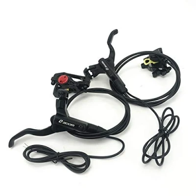 Image of Zoom Hydraulic Disc Brake for E bike HB 875 Front &amp; Rear Set No Rotor (Black)