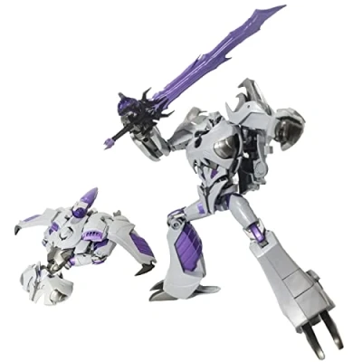 Image of JIGFLY 7.9in Transformer Prime Megatron Action Figure Model Robot Toy Gift The Leader of Decepticons Deformation Cybertron Fighter KO Version