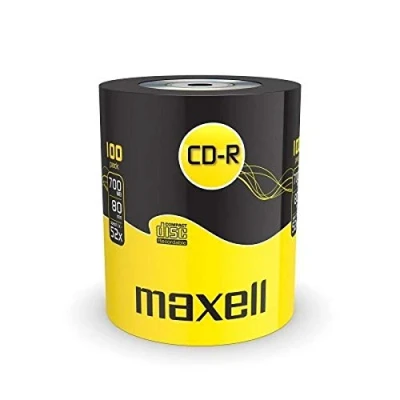 Image of Maxell 624037 CD R 52x Blank Discs 700MB Extra Protection (100 Disk Pack Shrink Wrapped)