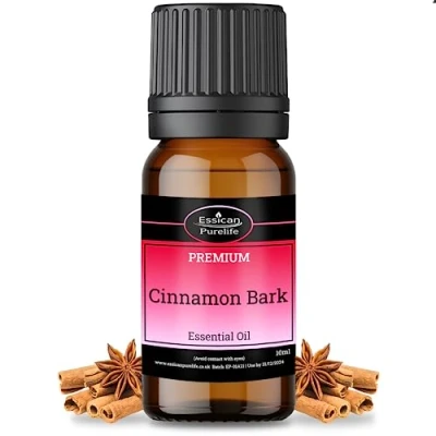 Image of Cinnamon Bark Essential Oil 100% Pure Therapeutic Grade Oils for Diffuser, Humidifier, Aromatherapy, Skin, Hair Care &amp; Relaxation Spicy, Sweet Scent 10ml