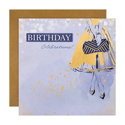 Image of Hallmark Birthday Card Contemporary Illustrated Fashion Design
