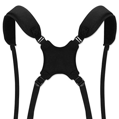 Image of Universal Adjustable Waterproof Replacement Shoulder Straps Golf Bag Backpack (All Black (Inside and Oytside))