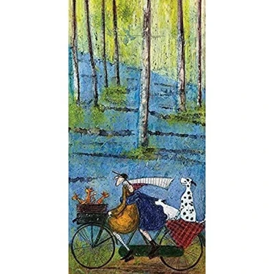 Image of Sam Toft WDC91105 Spring Canvas Print, Multi Coloured, 30 x 60cm