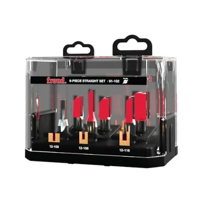 Image of Freud 91 102: 6 Piece Straight Bit Set