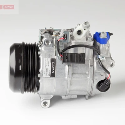 Image of 0032308511, 32302711, 32308511, A0032302711, A0032308511 AC Compressor DENSO DCP17140 6SBU16C 12V PAG 46 R134a with magnetic clutch