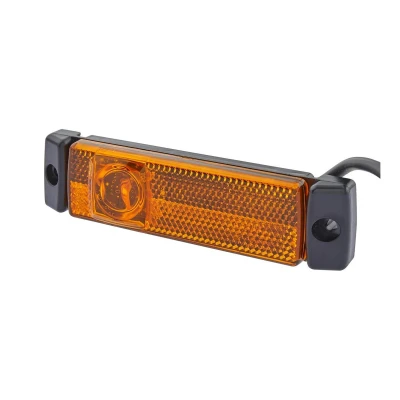 Image of FE2324 Side Marker Light HELLA 2PS 008 645 981 LED Right, Left 12V Screw Connection, mounting