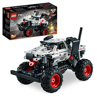 Image of LEGO Technic Monster Jam Mutt Dalmatian, Truck Toy for Boys and Girls Aged 7 Plus, 2in1 Pull Back Racing Toys, Birthday Gift Idea 42150