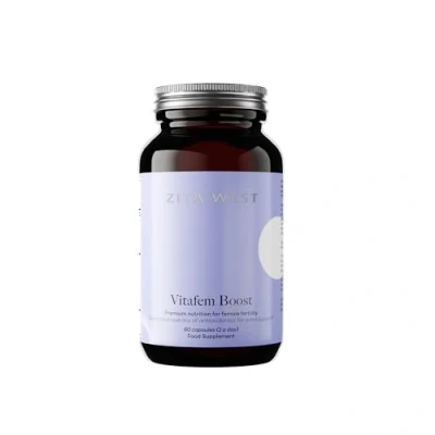 Image of Zita West Vitafem Boost Premium Antioxidants for Female Fertility, IVF &amp; Natural Conception Support 60 Capsules (1 Month Supply)