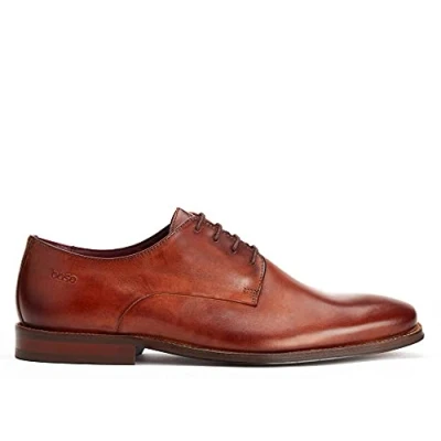 Image of Base London Marley Washed TAN Men&#039;s Derby UK 11