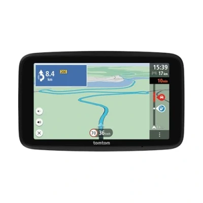 Image of TomTom Car Sat Nav GO Classic Lite (5 Inch, with Traffic Information and Speed Cam Alert Trial, Europe Map Updates Included, via WiFi, Integrated Reversible Mount)