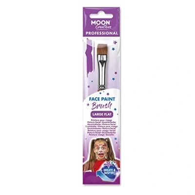 Image of Face Paint Brushes by Moon Creations (Large Flat Professional)