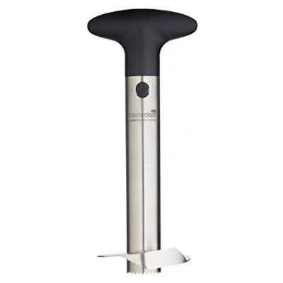 Image of MasterClass Stainless Steel Pineapple Corer / Slicer Peeler, Silver/Black
