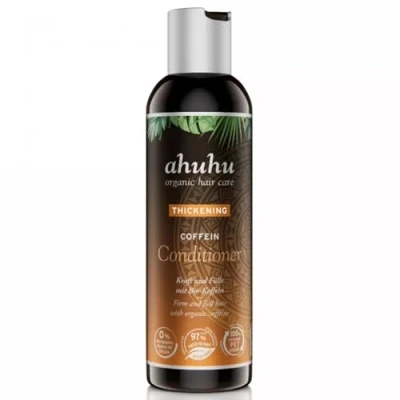 Image of ahuhu THICKENING Caffeine Conditioner (200 ml) Hair Growth for Damaged Hair, Strengthens Fine &amp; Thinning Organic Rice Starch Formula, Silicone Free, Care Women