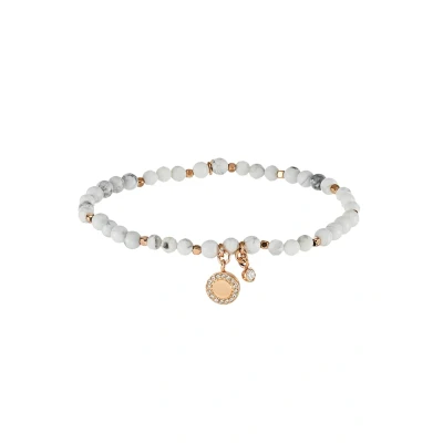 Image of Fossil Bracelet for Women Wellness, inner length:165mm White Semi Precious Bracelet, JA6934791