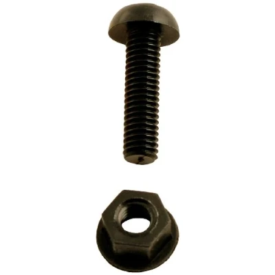 Image of Connect 31532 Number Plate Fixing 1&quot; Black Screws/Nuts 100pc